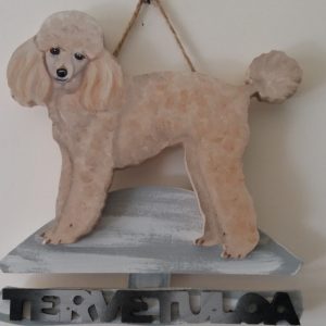 Kääpiövillakoira tervetuloakyltti