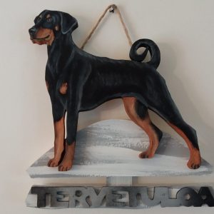Dobermanni tervetuloakyltti