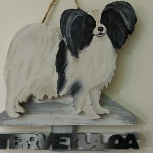 Perhoskoira tervetuloakyltti