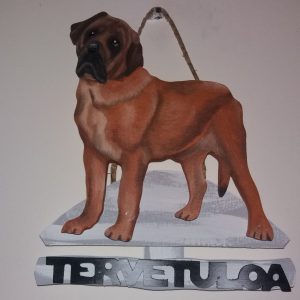 Bullmastiffi tervetuloakyltti