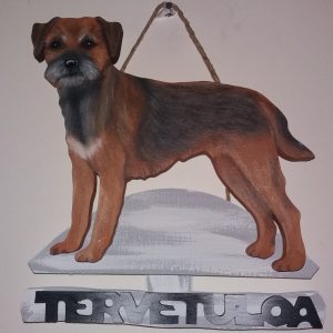 Borderterrieri tervetuloakyltti