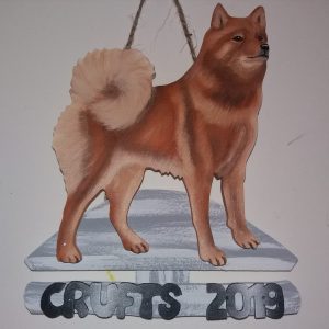 Suomenpystykorva tervetuloakyltti