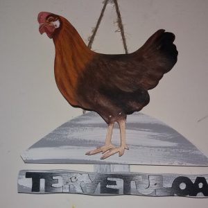 Ruskeakana tervetuloakyltti