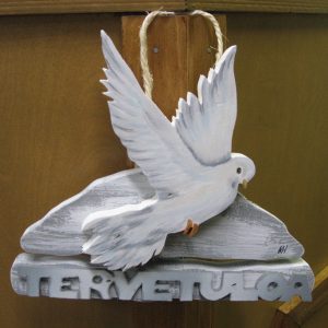 Kyyhky tervetuloakyltti