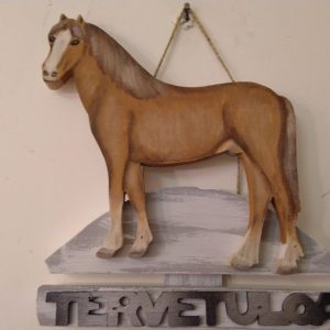 Suomenhevonen tervetuloakyltti