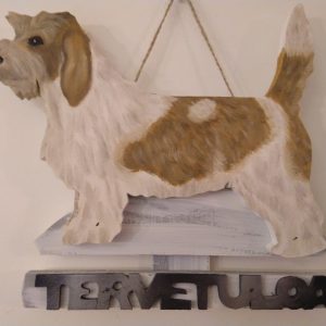 Petit basset griffon vendeen tervetuloakyltti