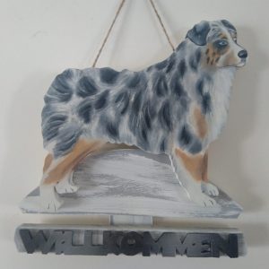 Australianpaimenkoira tervetuloakyltti