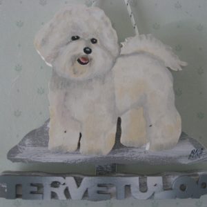 Bishon frise tervetuloakyltti