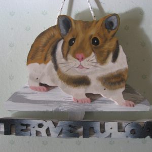 Hamsteri tervetuloakyltti