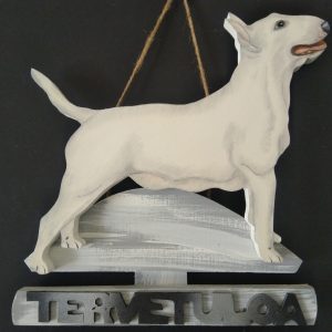 Bullterrieri tervetuloakyltti